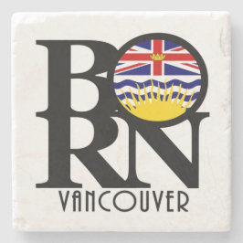 BORN Vancouver (BC-vlag) Stenen Onderzetter