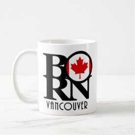BORN Vancouver (Canadese vlag) 11oz Koffiemok