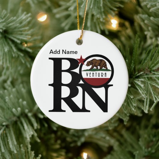 BORN Ventura, Californië Keramisch Ornament (Boom)