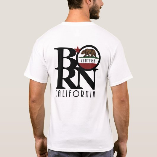 BORN Ventura, Californië T-shirt (Achterkant)