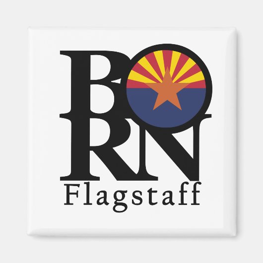 BORN-vlagstaf Magneet (Voorkant)