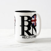 BORN Walton-On-Thames 15oz Tweekleurige Koffiemok (Voorkant rechts)