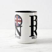 BORN Walton-On-Thames 15oz Tweekleurige Koffiemok (Center)