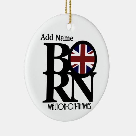 BORN Walton-On-Thames Keramisch Ornament (Rechts)
