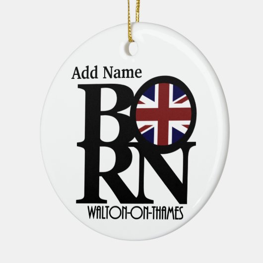 BORN Walton-On-Thames Keramisch Ornament (Links)
