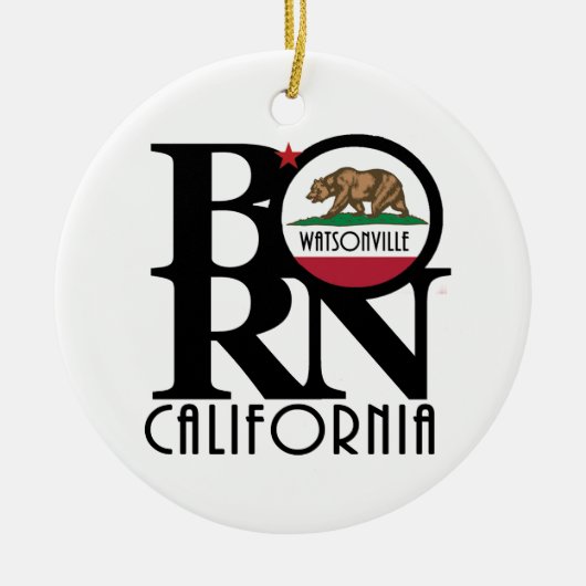 BORN Watsonville Keramisch Ornament (Voorkant)