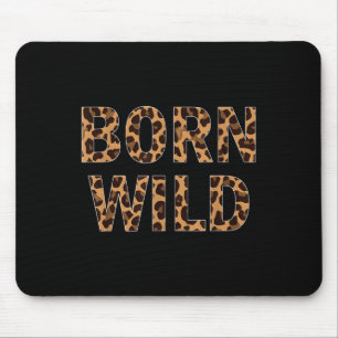 Born Wild Cheetah Animal Print Leopard Cat Muismat