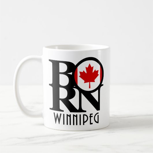 BORN Winnipeg 11oz Koffiemok (Links)