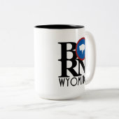 BORN Wyoming 15oz Tweekleurige Koffiemok (Voorkant rechts)