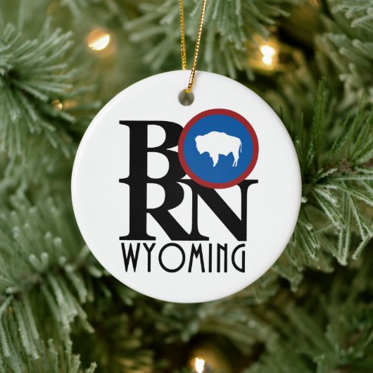 BORN Wyoming Keramisch Ornament (Boom)