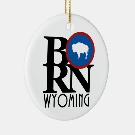 BORN Wyoming Keramisch Ornament (Rechts)