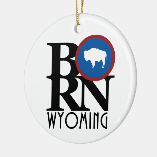 BORN Wyoming Keramisch Ornament (Links)