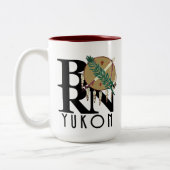 BORN Yukon, Oklahoma 15oz Tweekleurige Koffiemok (Links)