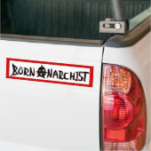 bornanarchist bumpersticker (Op Truck)