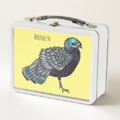 Borneaanse pauw-fazant vogelschilderij cartoon (Voorkant)