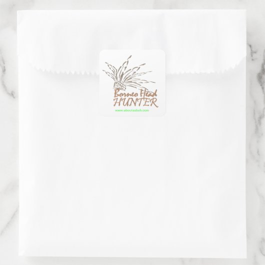 Borneo Headhunter Sticker (Tas)