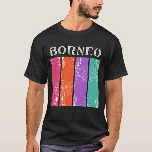 Borneo, Indonesië T-shirt (Voorkant)