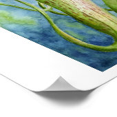 Borneo Nepenthes Waterverf Art Poster (Hoek)