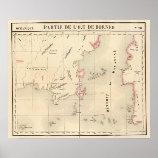 Borneo Oceania no 20 Poster (Voorkant)