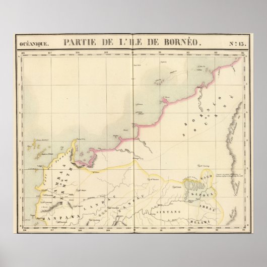 Borneo Oceania nr. 13 Poster (Voorkant)