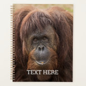Borneo orang-oetan mooie fotografie planner (Voorkant)