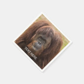 Borneo orang-oetan mooie fotografie servet (Hoek)