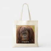 Borneo orang-oetan mooie fotografie tote bag (Achterkant)