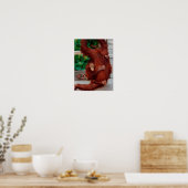 Borneo orang-oetan poster (Keuken)