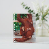  Borneo orangutan Briefkaart (Staand voorkant)