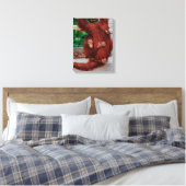 Borneo orangutan canvas afdruk (Insitu (Slaapkamer))