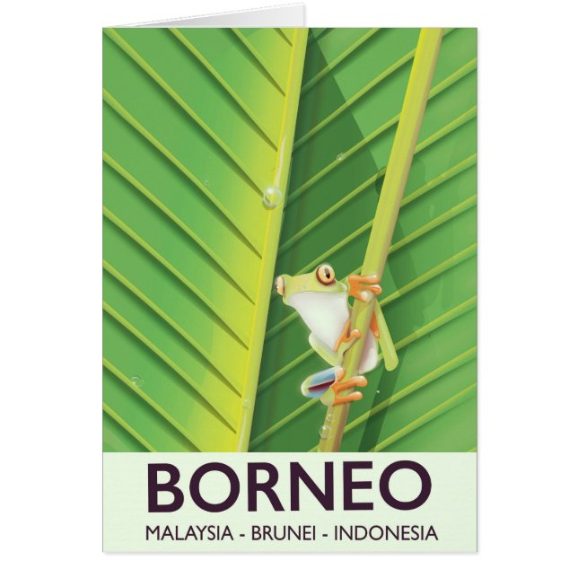 Borneo Poison-kikkervisposter (Voorkant)