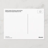 Borneo Proboscis aap Indonesië Wildlife Briefkaart (Achterkant)