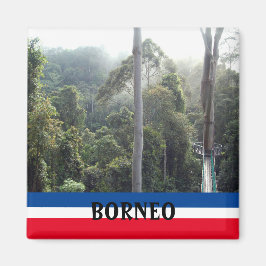 Borneo Rainforest Oerwoud Schilderachtig Souvenir  Magneet