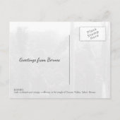 Borneo Rainforest Oerwoud Treetops Landschap Foto Briefkaart (Achterkant)