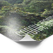 Borneo Rainforest Oerwoud Treetops Sabah Foto Afdruk (Hoek)