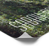 Borneo Rainforest Oerwoud Treetops Walkway Sabah Poster (Hoek)