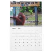 Borneo Travel en Orangutans Kalender (Jan 2027)