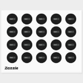 Borneo Tribal Tattoo Ronde Sticker (Vel)