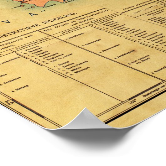 BorneoPanoramic MapBorneo Poster (Hoek)