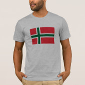 Bornholm Amt Flag T-shirt (Voorkant)