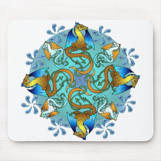 Bornholm Blues Mousepad Muismat (Voorkant)
