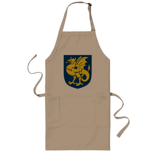 Bornholm Coat of Arms Apron Lang Schort (Voorkant)