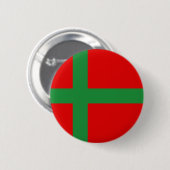 Bornholm, Denemarken Ronde Button 5,7 Cm (Voorkant /achterkant)