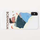 Bornholm eiland Viking kaart Case-Mate iPhone Case (Achterkant (horizontaal))