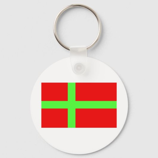 Bornholm Flag Sleutelhanger (Voorkant)