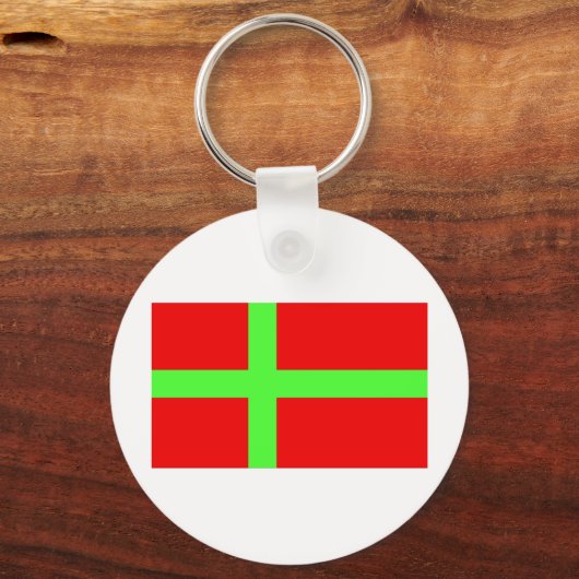 Bornholm Flag Sleutelhanger (Voorkant)