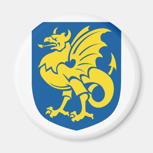 Bornholms, Denemarken Magneet (Voorkant)