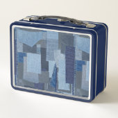 Boro Blue Jean Patchwork Denim Shibori (Achterkant)