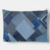 Boro Blue Jean Patchwork Denim Shibori Etui (Achterkant)