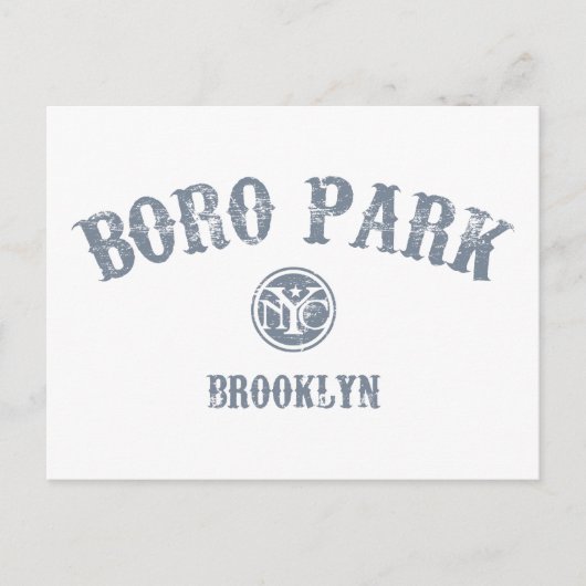Boro Park Briefkaart (Voorkant)